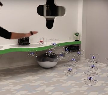 #видео | Создание «физической» 3D-графики с помощью интерактивных дронов