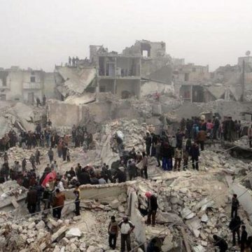 В результате обстрела Алеппо ранены не менее 100 человек